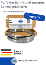 Bandsägeblatt  Schwedenstahl 1070-2500mm Breite  6-20mm Weich- und Hartholz