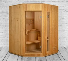 XXL Luxus Finnische Sauna SET Sauna inkl. Harvia Saunaofen 3 Pers. 2025  WOW!