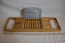 neu Badewannenablage, Tablet, Badezimmer, Ablage, Bambus, Holz, Bad Wellness