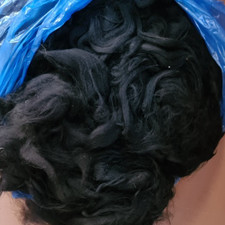 1000 gr. Alpaka-Rohwolle schwarz, Alpakawolle,Wolle,