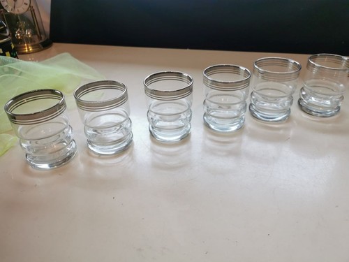 Whiskygläser silberrand - whiskygläser,