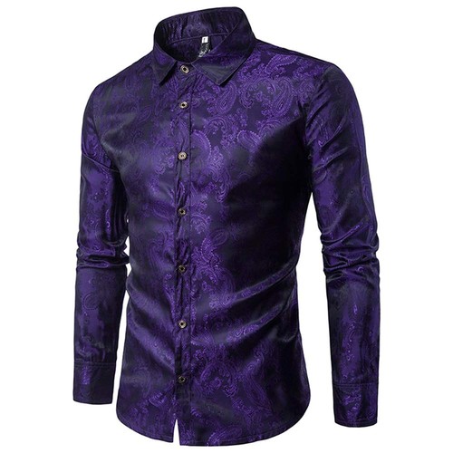Herren paisley hemd langarm - herren,