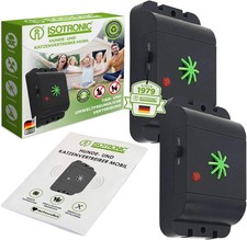 2x ISOTRONIC - batteriebetriebener Hundeschreck & Katzenvertreiber