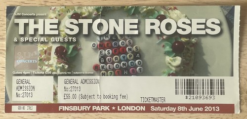 The stone roses finsbury - stone,