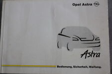 OPEL Astra-G  - Betriebsanleitung "1999" Bedienungsanleitung - Handbuch