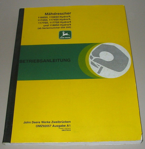 Betriebsanleitung john deere - betriebsanleitung,