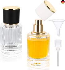 2 Stück Parfümzerstäuber Nachfüllbar 30ml Parfum Flakon leer, Parfüm Abfüller, N