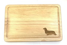 Dackel Langmantel Hund Holz