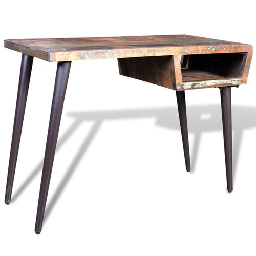 Teak massivholz schreibtisch - teak,