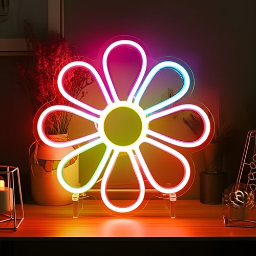 Flower led neon sign light - sign,
