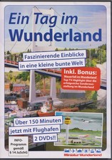 2x DVD Ein Tag im -Miniatur- Wunderland! Hamburg Modellbahn Flughafen Mauerfall