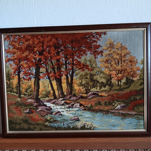 Gobelinbild waldmotiv - gobelinbild,