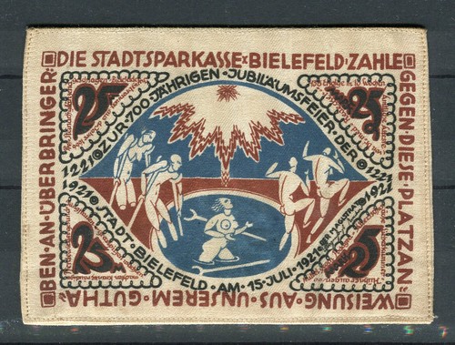 Bielefeld notgeld seide - notgeld, 25