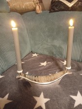 schöner WMF Kerzenleuchter 2flammig versilbert S-Collection vintage