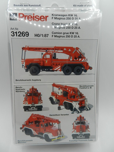 Preiser bausatz 31269 magirus - 31269,