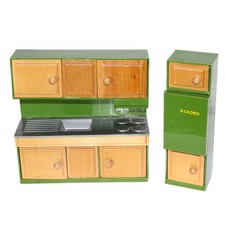 DDR Puppenhaus Küche REKORD 70er Jahre Puppenstube Möbel Vintage Bastler