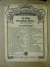 Noten für Akkordeon und