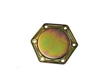 Gelb verzinkter Gehäusedeckel
