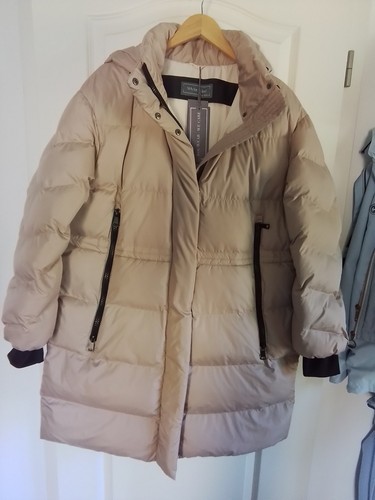 Winterjacke beige white - winterjacke,