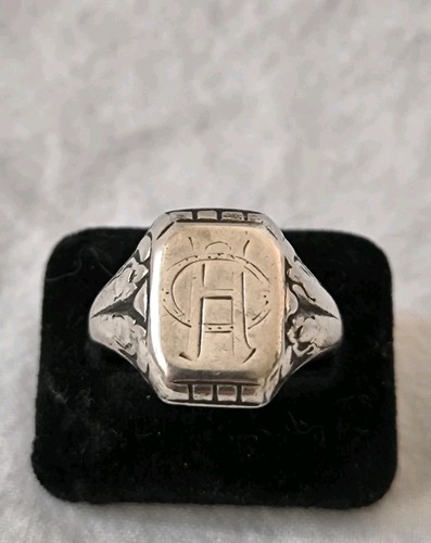 Alter siegelring 800 - siegelring, silber