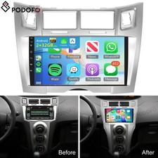 Für Toyota Yaris P9 2005-2012 Carplay Android 15 Autoradio GPS Navi WIFI 2+32GB