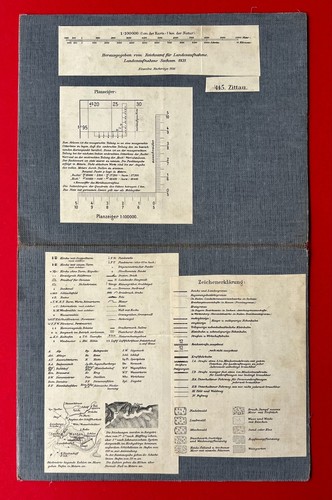 Alte landkarte meßtischblatt - alte,