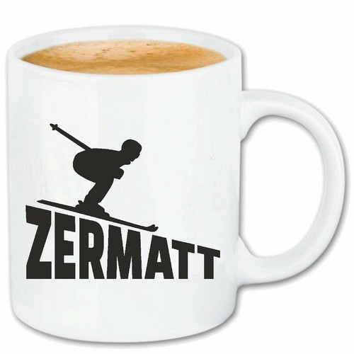 Kaffeetasse zermatt ski ort - zermatt,