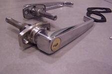 DDR IFA Türklinken S4000 Garant K30 ZT300 NEU Paar ,Hochglanz,4 Schlüssel Klinke