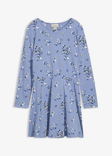 Kleid 128 134 blau - kleid, gr.