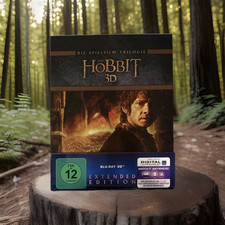 Der Hobbit Trilogie (3D Blu-ray, 15 Discs Extended Zustand Wie Neu Aus Sammlung!