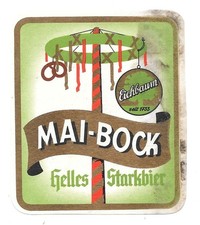 Bieretikett Eichbaum-Brauerei Mannheim (HH) FLECKIG!