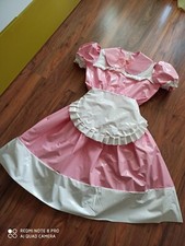 Adult  Sissy Kleid Zofe LACK PVC TRAVESTIE DIRNDL DIENSTMÄDCHEN SCHÜRTZE XL