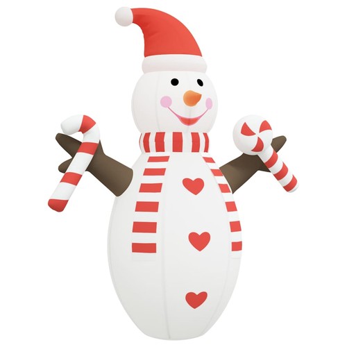Aufblasbarer schneemann mit - aufblasbarer,