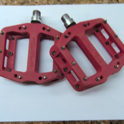 Mzyrh plattformpedale rot aus - plattformpedale,