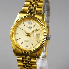 ELGIN Vintage DATE QUARTZ