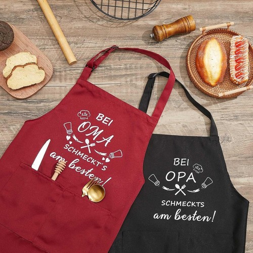 Oma opa kochschürzen lustige - kochschürzen,