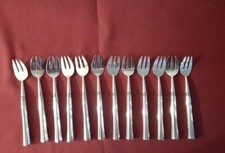 12 Austerngabeln Aus Silbernem