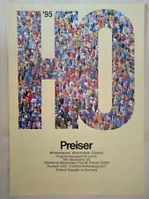Preiser Katalog 1995 Miniaturfiguren Automodelle H0 A4 , 15 Seiten