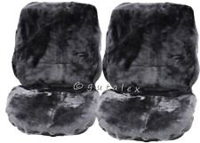 2x LUXUS 100% LAMMFELL-Sitzbezug Audi Q3 BMW 3er Limo X3 VW Golf 7 Passat B8 409