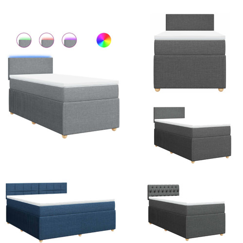 Boxspringbett singlebett - boxspringbett,