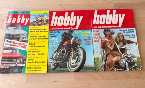 Vintage hobby magazin der - 3x,