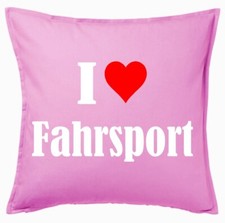 I Love Fahrsport Kissenbezug