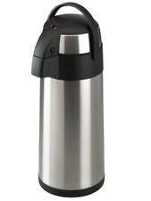 Airpot**Pumpkanne**silber***axentia**rostfreies Edelstahl**5L**19x19x45cm