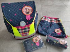 Pferdefreunde * Schulranzen Set 4-tlg mit Etui,  Stiftrolle, Sportbeutel