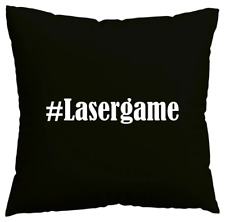 Kissenbezug #Lasergame I love Lasergame Schwarz 146448