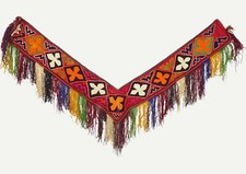 antik orient Usbek Nomaden Suzani Jurten Zierband saye-gosha au Afghanistan 19F2
