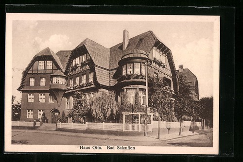 Ansichtskarte bad salzuflen - ansichtskarte,