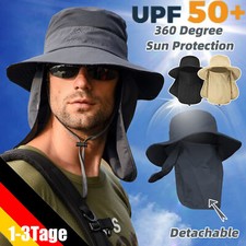 Sonnenhut Anglerhut Fischerhut Trekking Camping Reisen Outdoor UV Schutz UPF50+