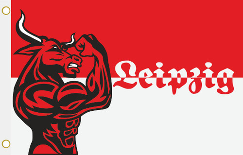 Fahne flagge leipzig rot weiß - flagge,