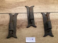 1von4 antike Torangel Handgeschmiedet Türangel zum anschrauben mit Grundplatte